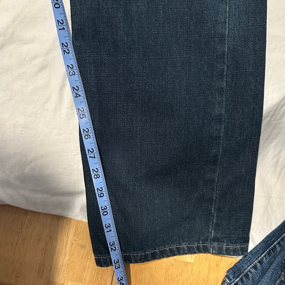 Levi’s 514 Bootcut Jeans Men W34 L32 – Dark Blue Wash, EUC - Picture 5 of 7
